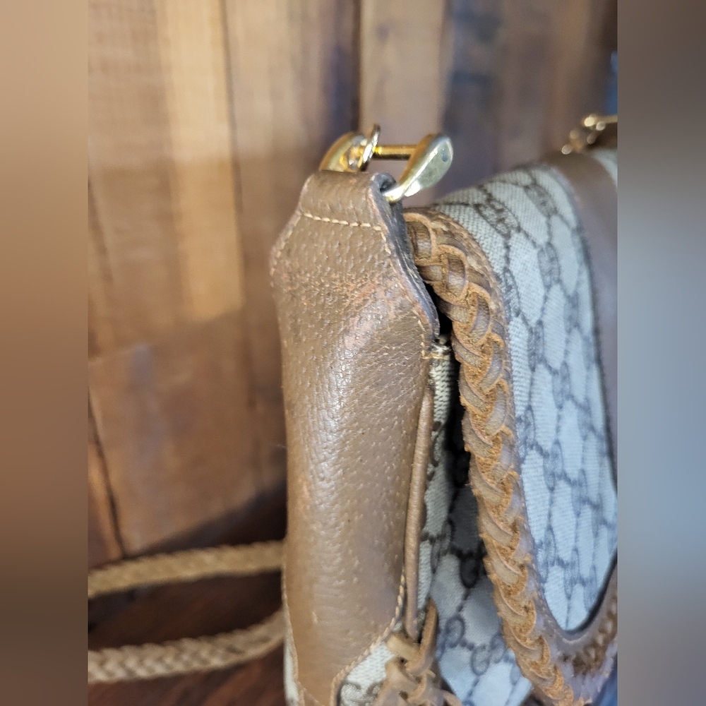 Gucci Fringe Crossbody Bag Vintage Boho Bag Style Western Bag Southwestern Bag - Picture 7 of 14